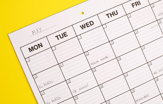 Why do we make a schedule?