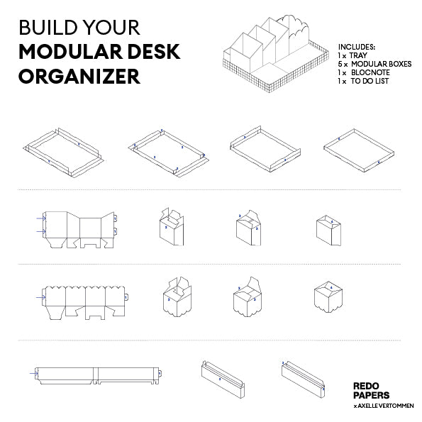 Modular Desk Organizer
