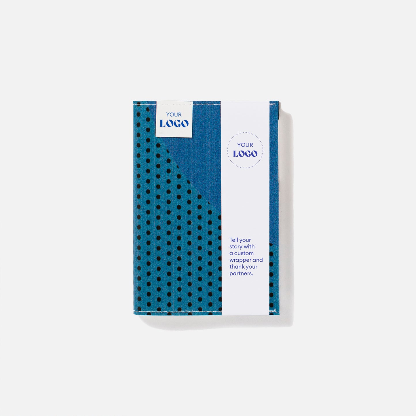 With its lay-flat design and sturdy cover, this one-of-a-kind custom agenda is made entirely from waste materials.