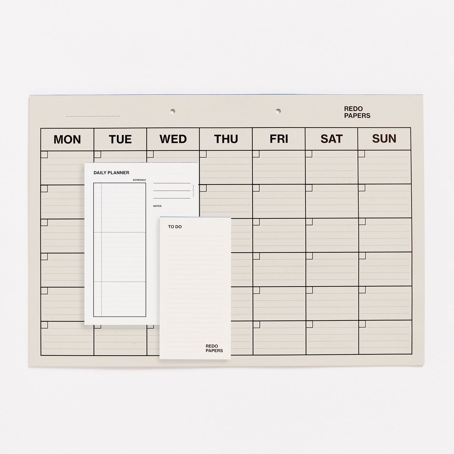This bundle includes a monthly planner, to-do list, and daily planner.