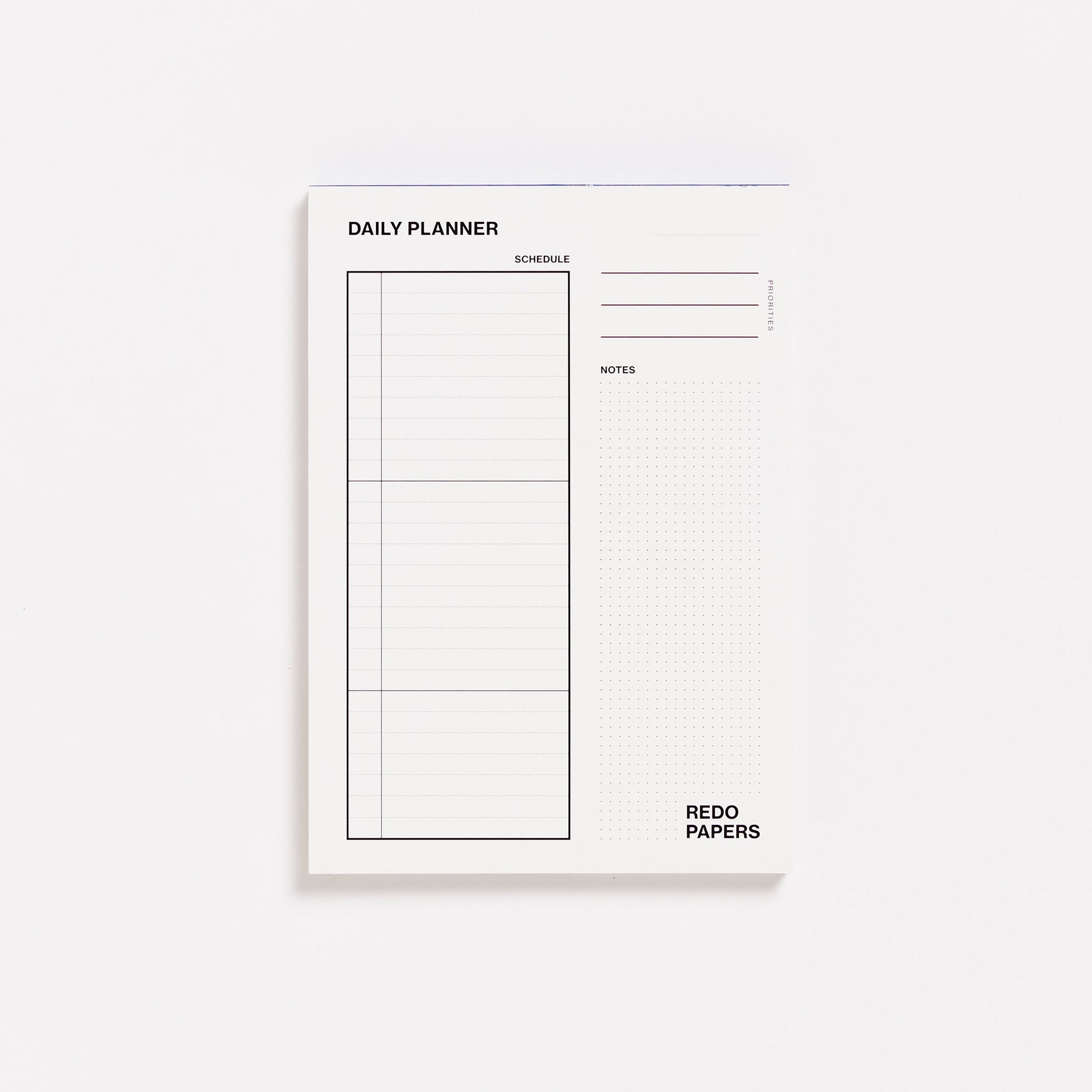 Prioritize with our daily planner. A good start is half the battle.