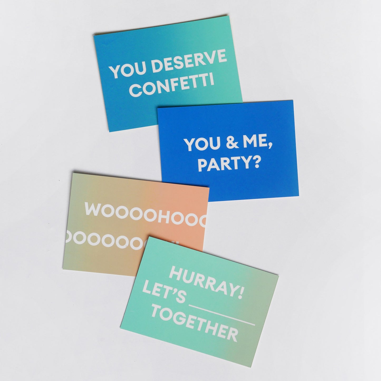 Birthday Cards (set of 4)