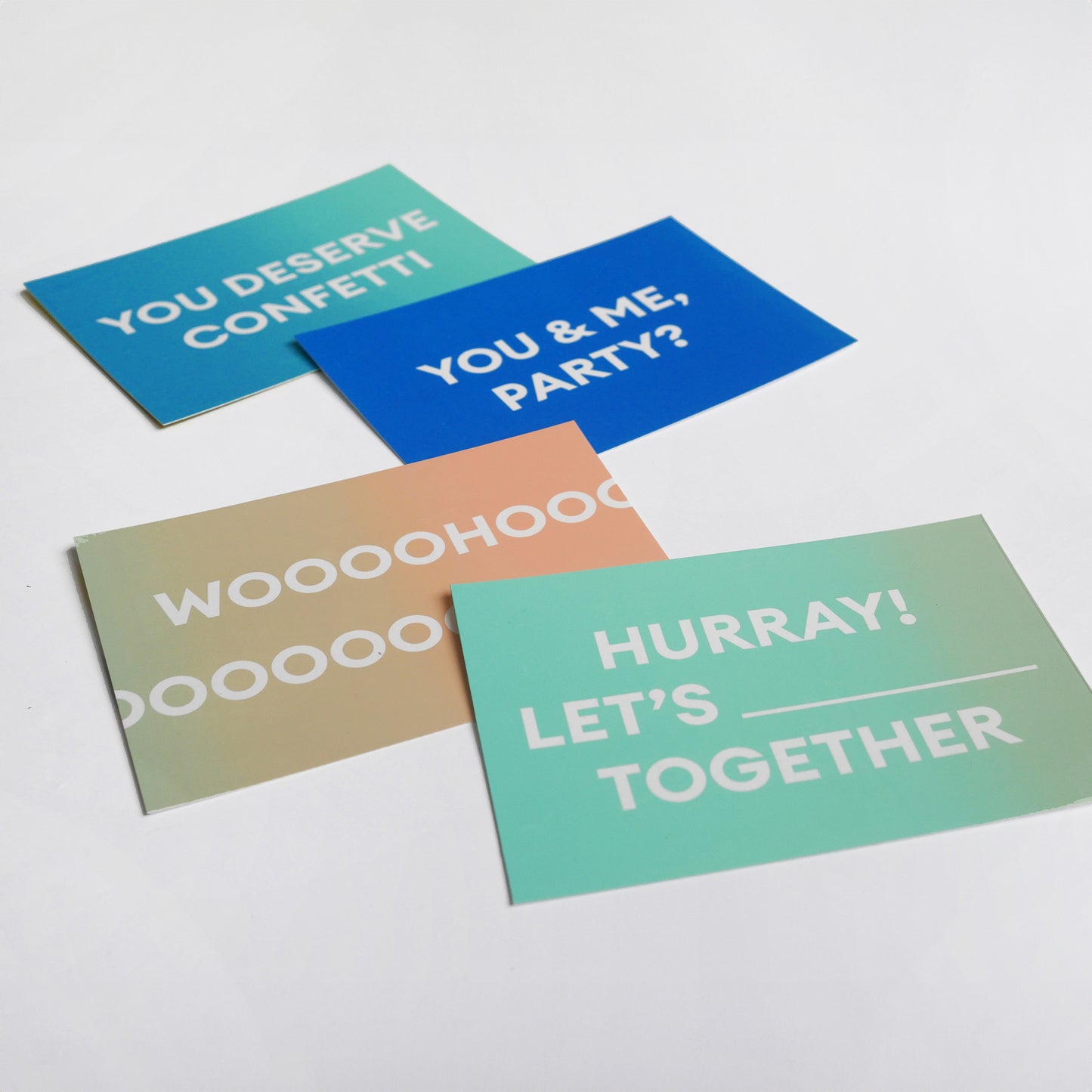 Birthday Cards (set of 4)