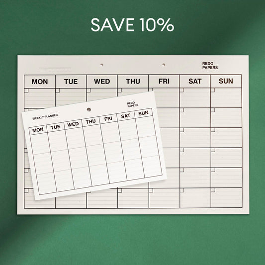 Weekly + Monthly Planner: Duo Pack