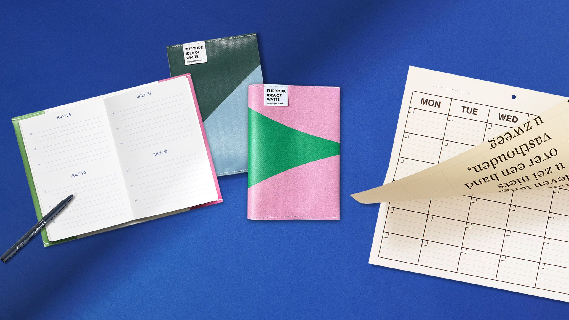 MONTHLY PLANNER & UPCYCLED JOURNALS | REDOPAPERS