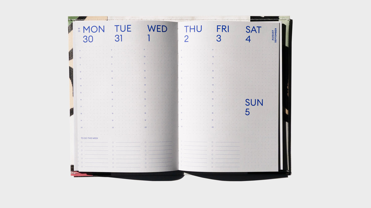 Schoolagenda: Fluo Markeerpotloden set & Maandplanner Bundel