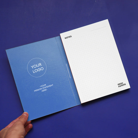 Notitieblok met gepersonaliseerde cover