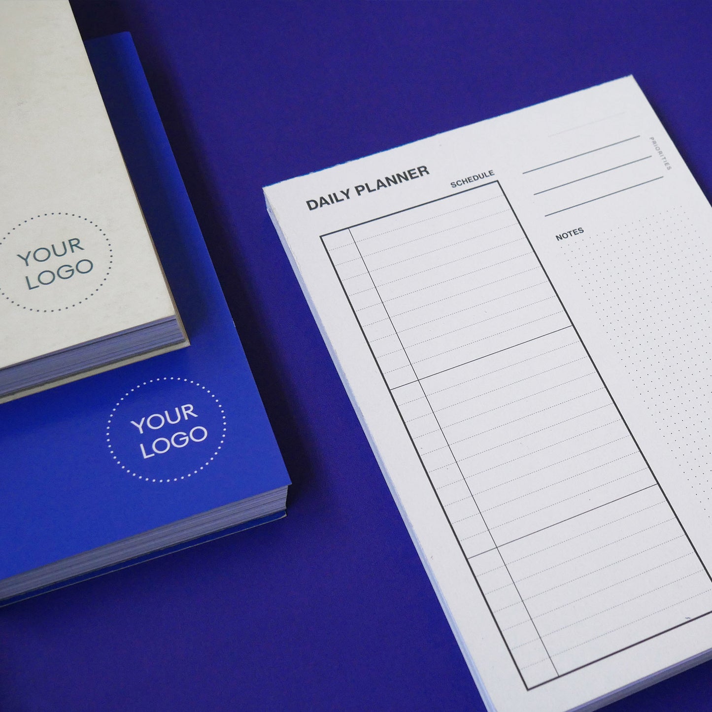 Dagplanner met gepersonaliseerde cover
