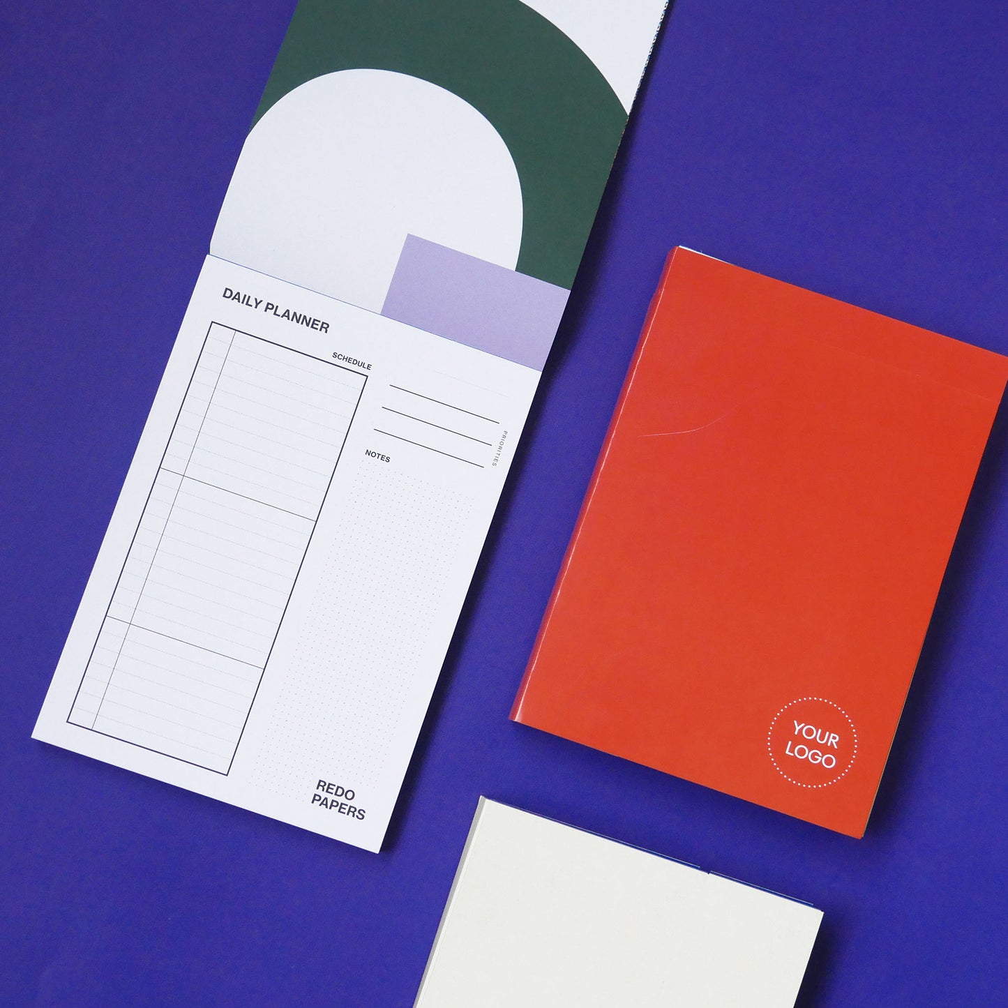 Dagplanner met gepersonaliseerde cover