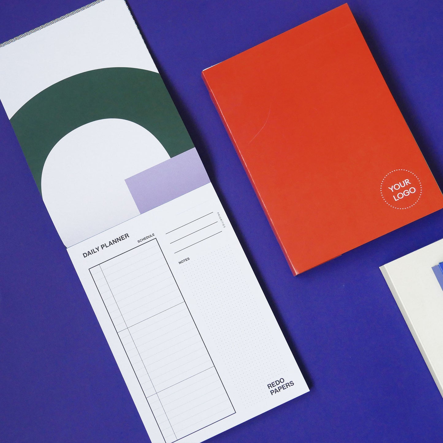 Dagplanner met gepersonaliseerde cover