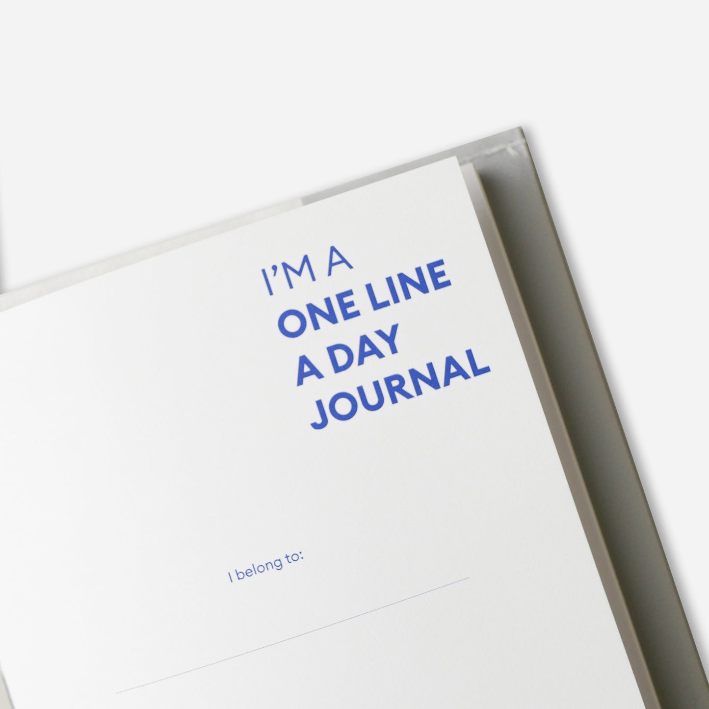 One Line a Day Journal - Theaterfestival