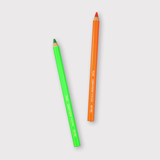 Fluo Maxi Highlighter Pencil set - Green & Orange
