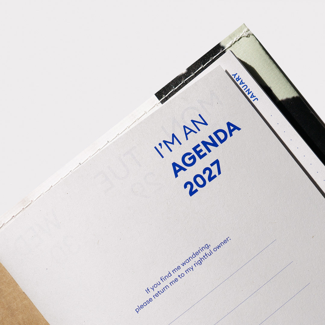 Detailfoto van de Agenda 2027 van Redopapers