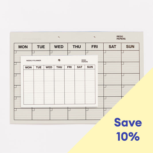 Weekly + Monthly Planner: Duo Pack