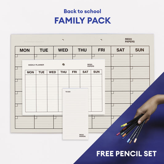 Back to school: Family pack