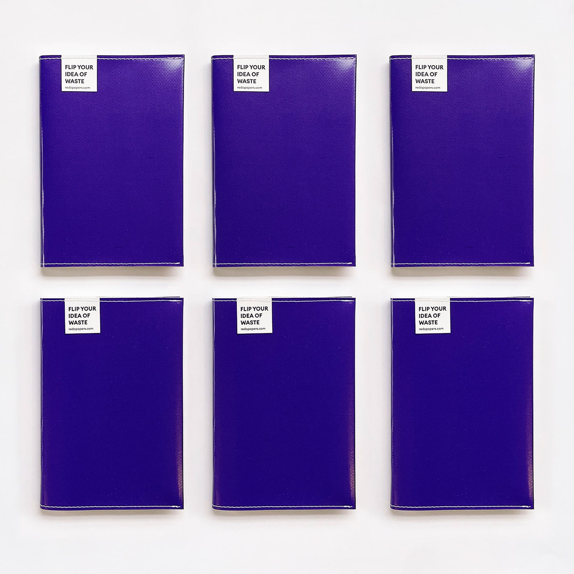 Redopapers notebook with monochrome purple cover